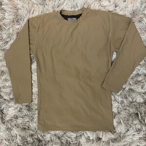 Men's Tan Long Sleeve Shirt